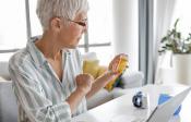 Woman holding prescription